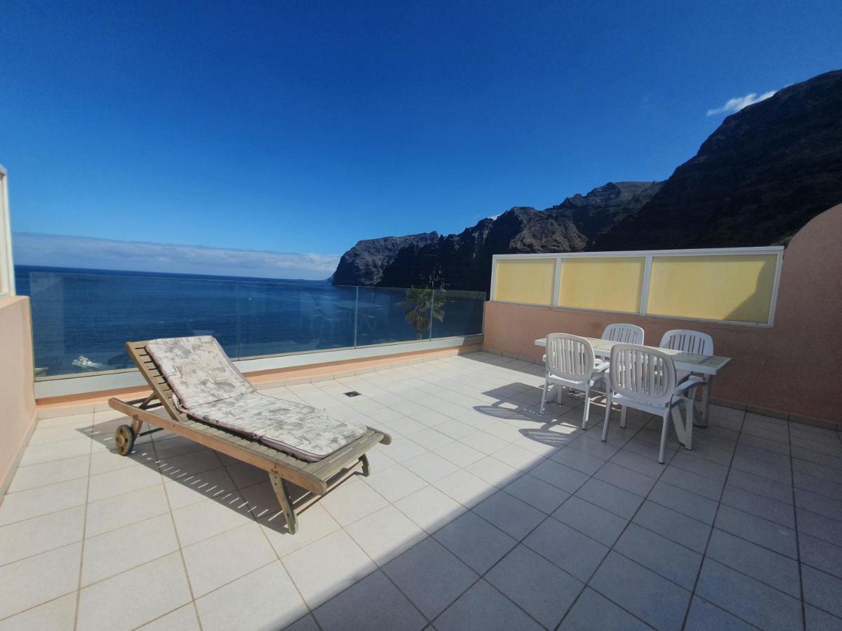 Terraza Sol Los Gigantes Beach By Hrtenerife Net Acantilado de los Gigantes Exterior foto